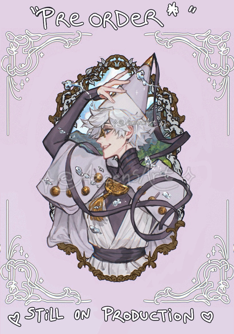 Qifrey Silver Glossy Pin PREORDER*