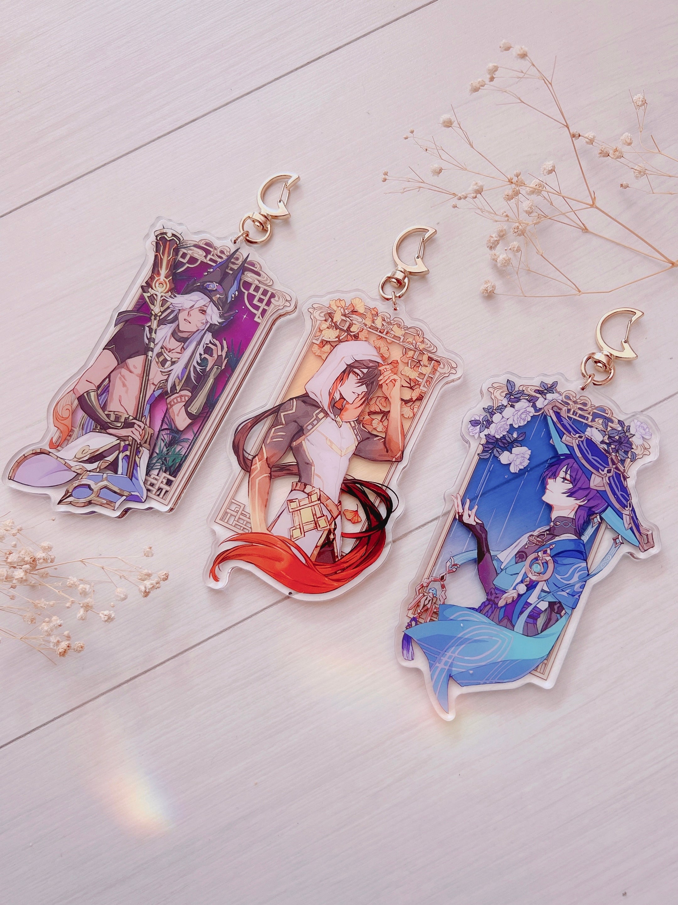 Genshin Impact 3D Keychain