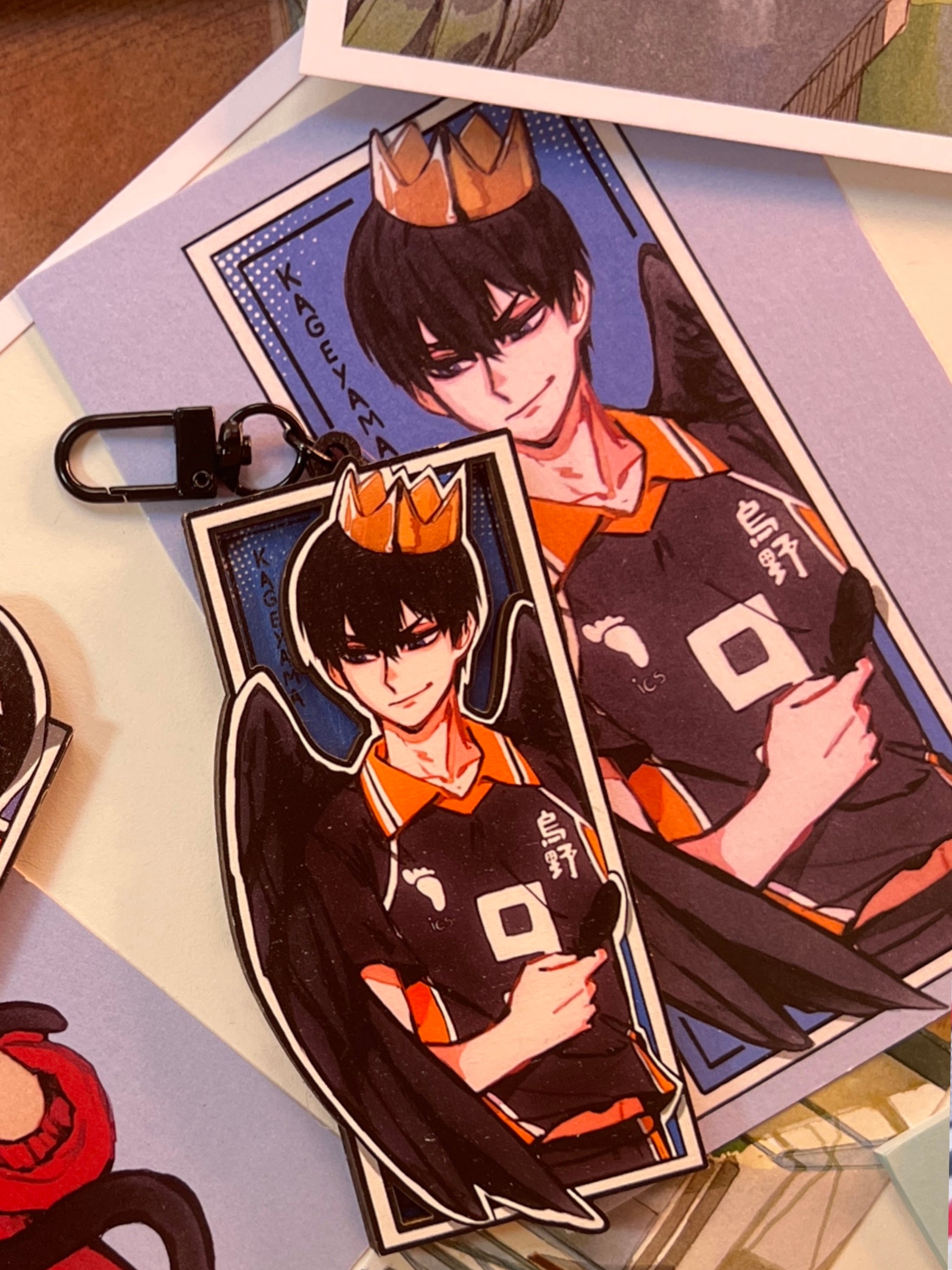 Haikyuu!! Wooden 3D Keychains