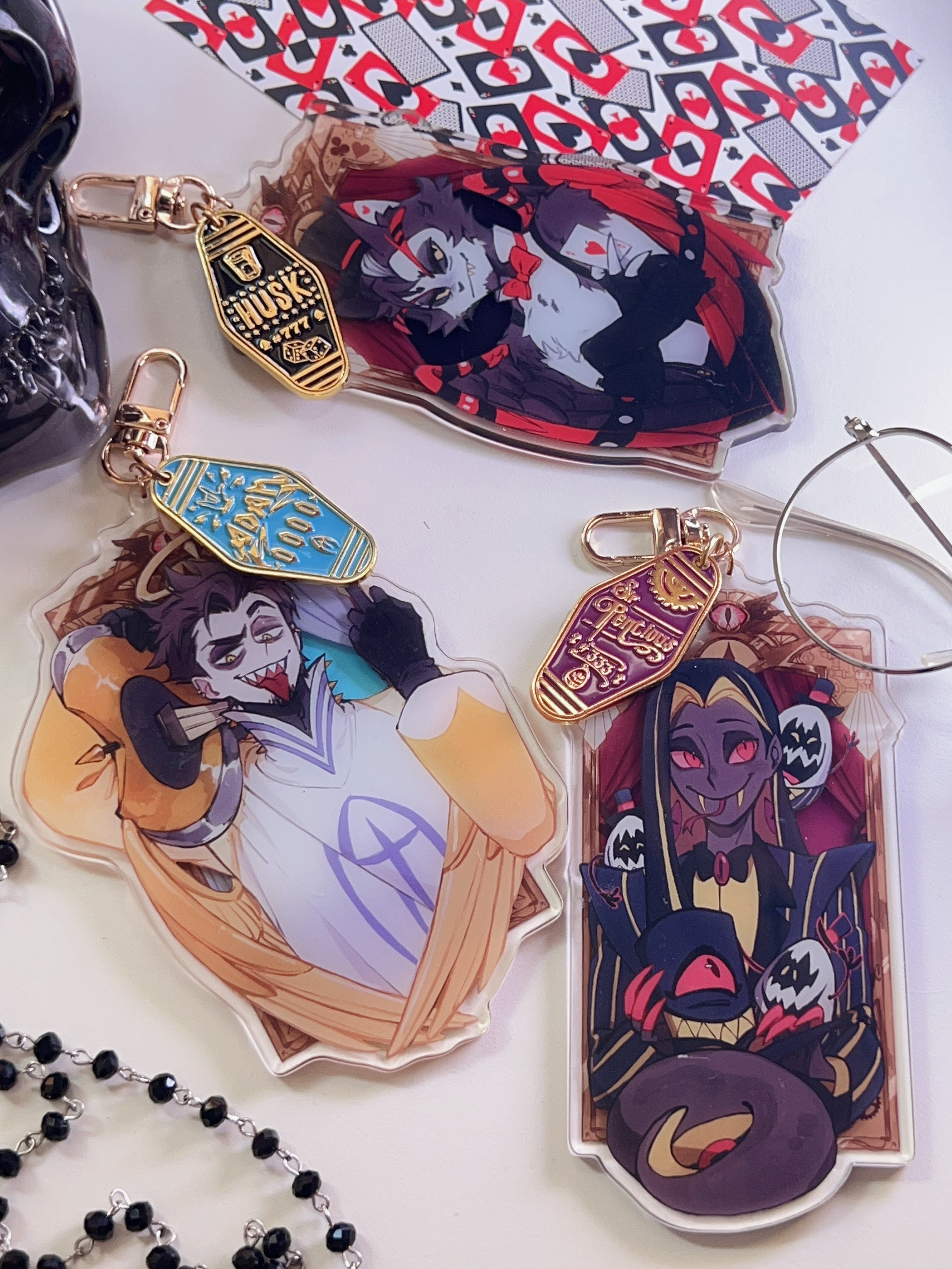 Hazbin Hotel 3D Keychains