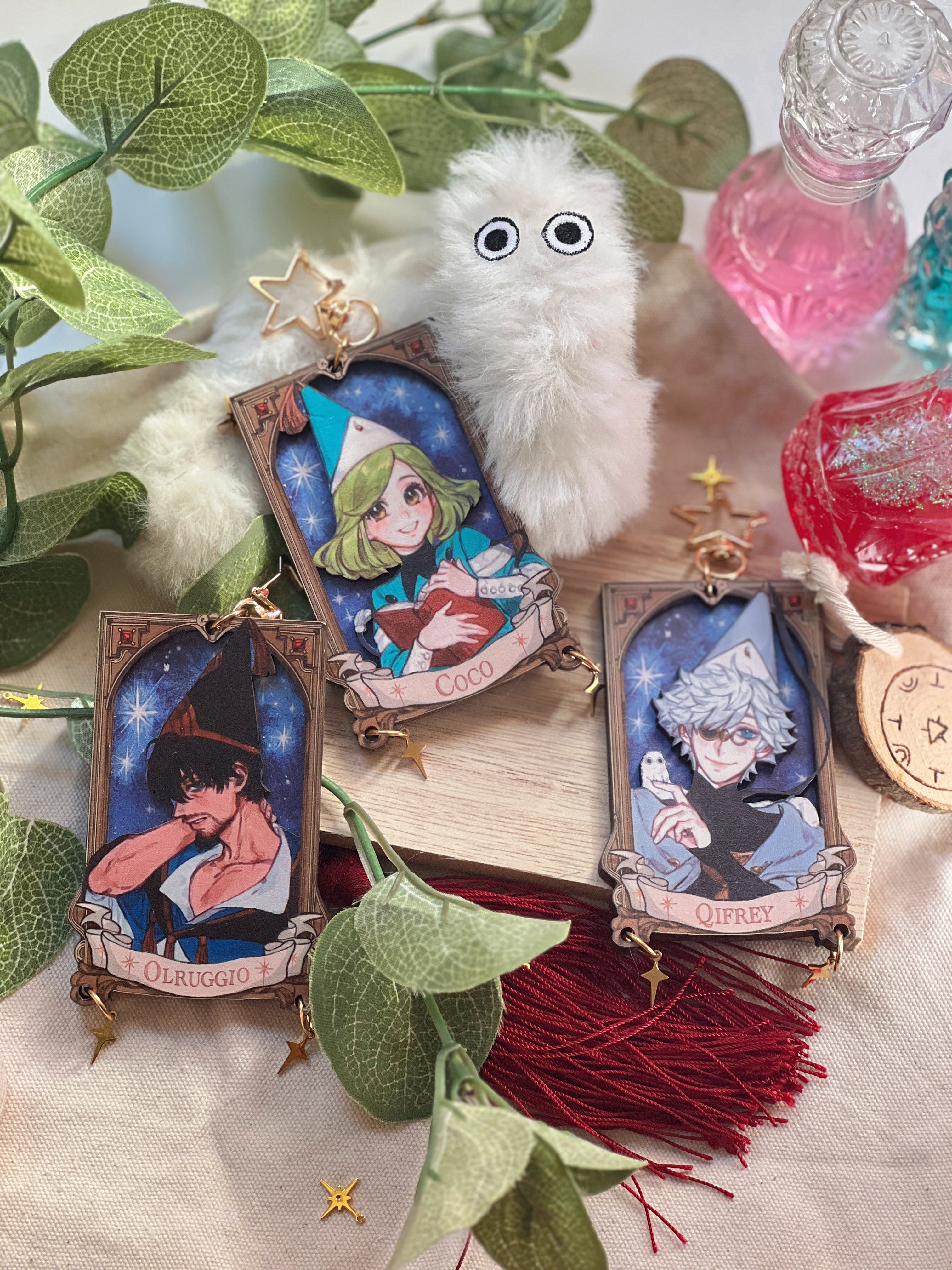 Witch Hat Atelier Wooden 3D Keychains